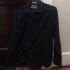 Express medium 1mx dress shirt black